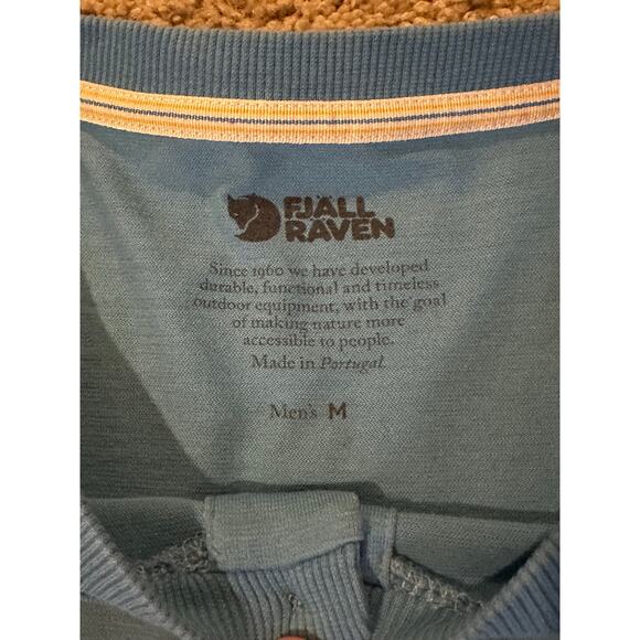 Fjällräven Greenland Henley Tee – Men’s Medium (Blue, Made in Portugal) - Picture 6 of 6